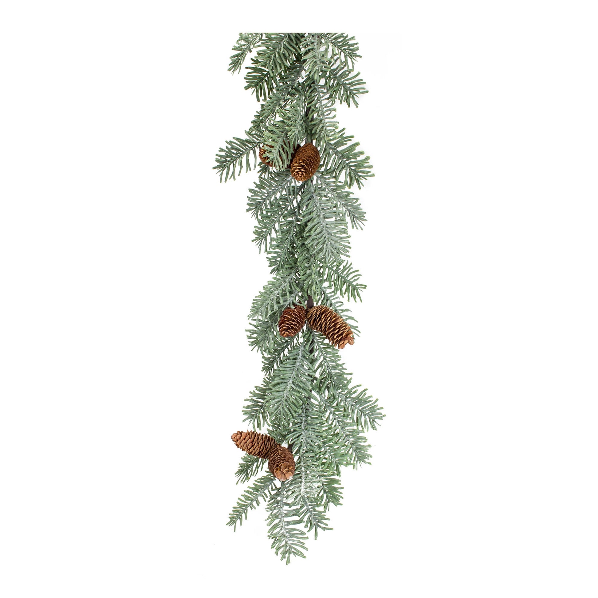 Winter Pine Garland with Pinecone Accents (Set of 2)