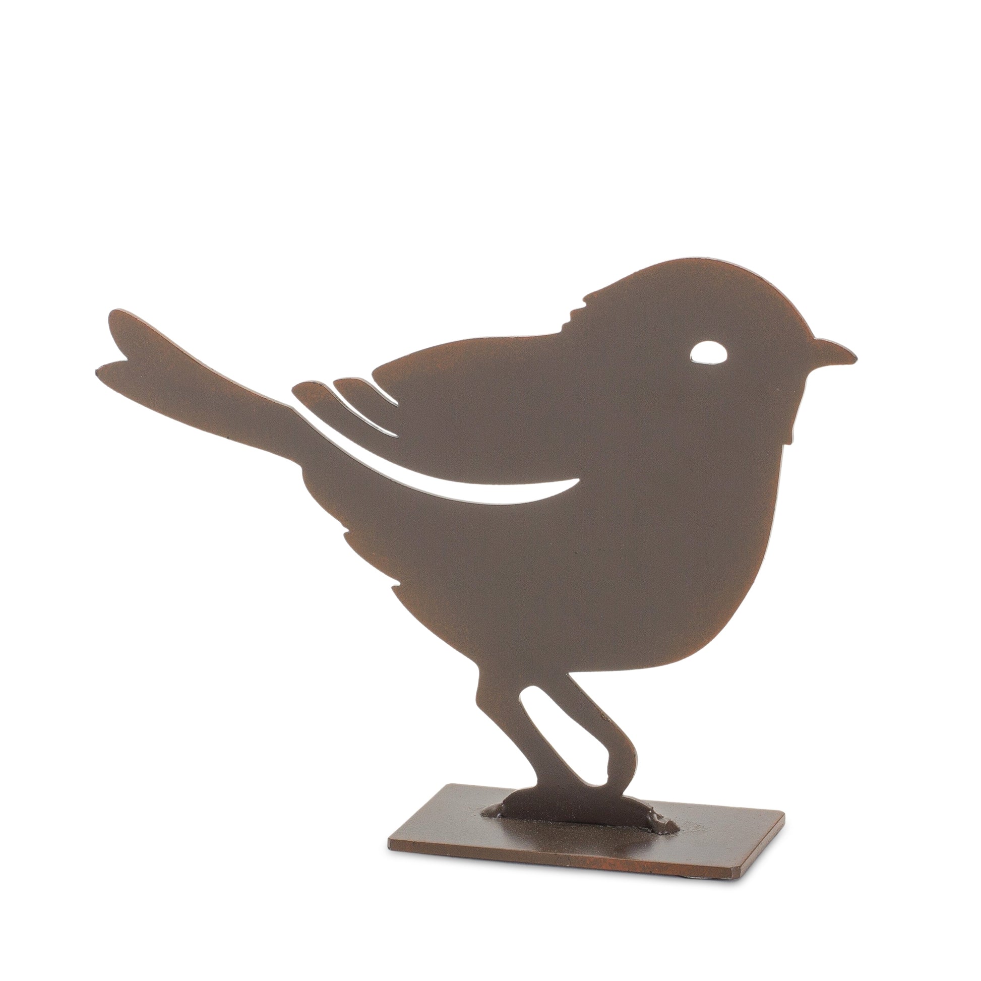 Metal Cut Out  Bird Figurine (Set of 4)