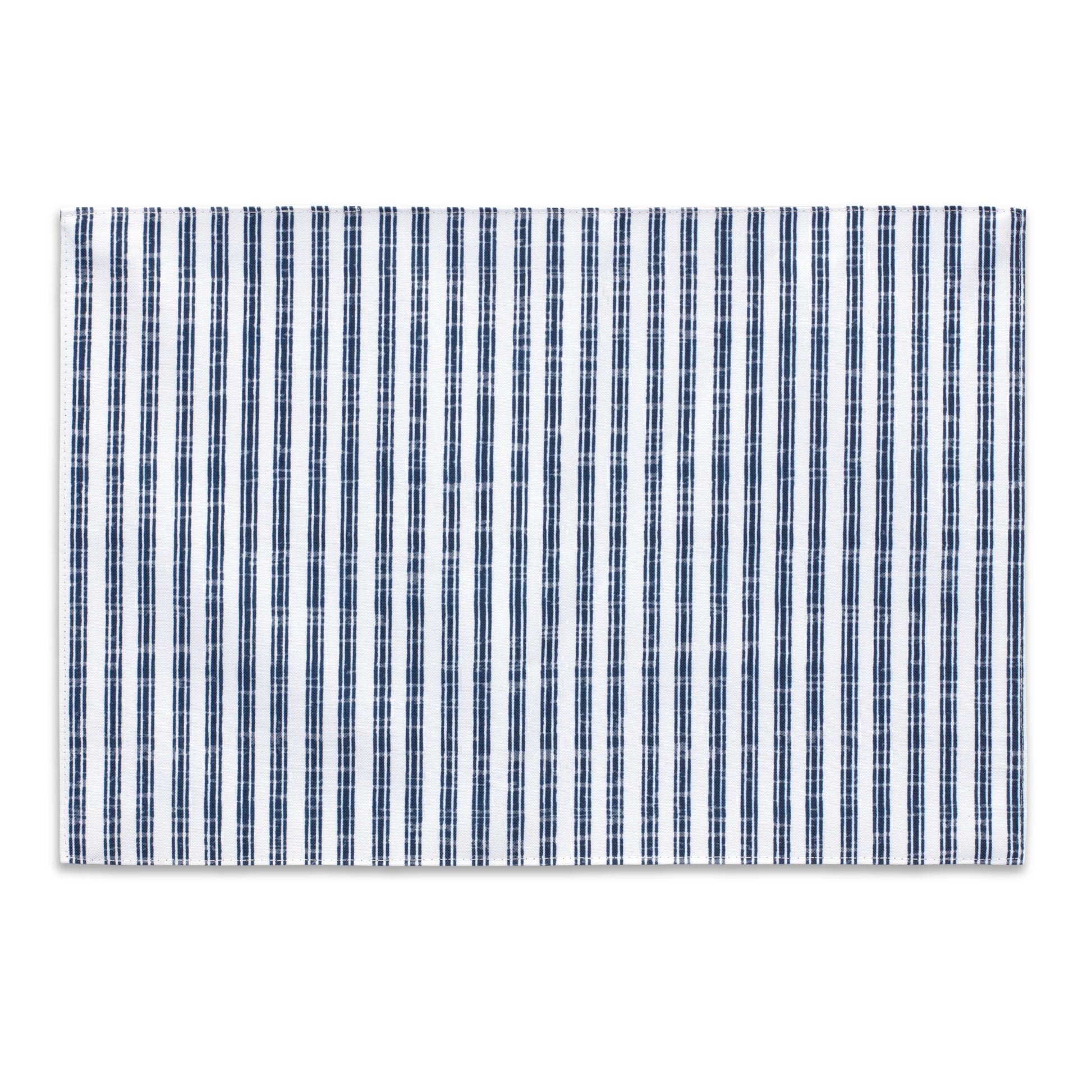 Blue and White Striped Dining Placemat (Set of 4)