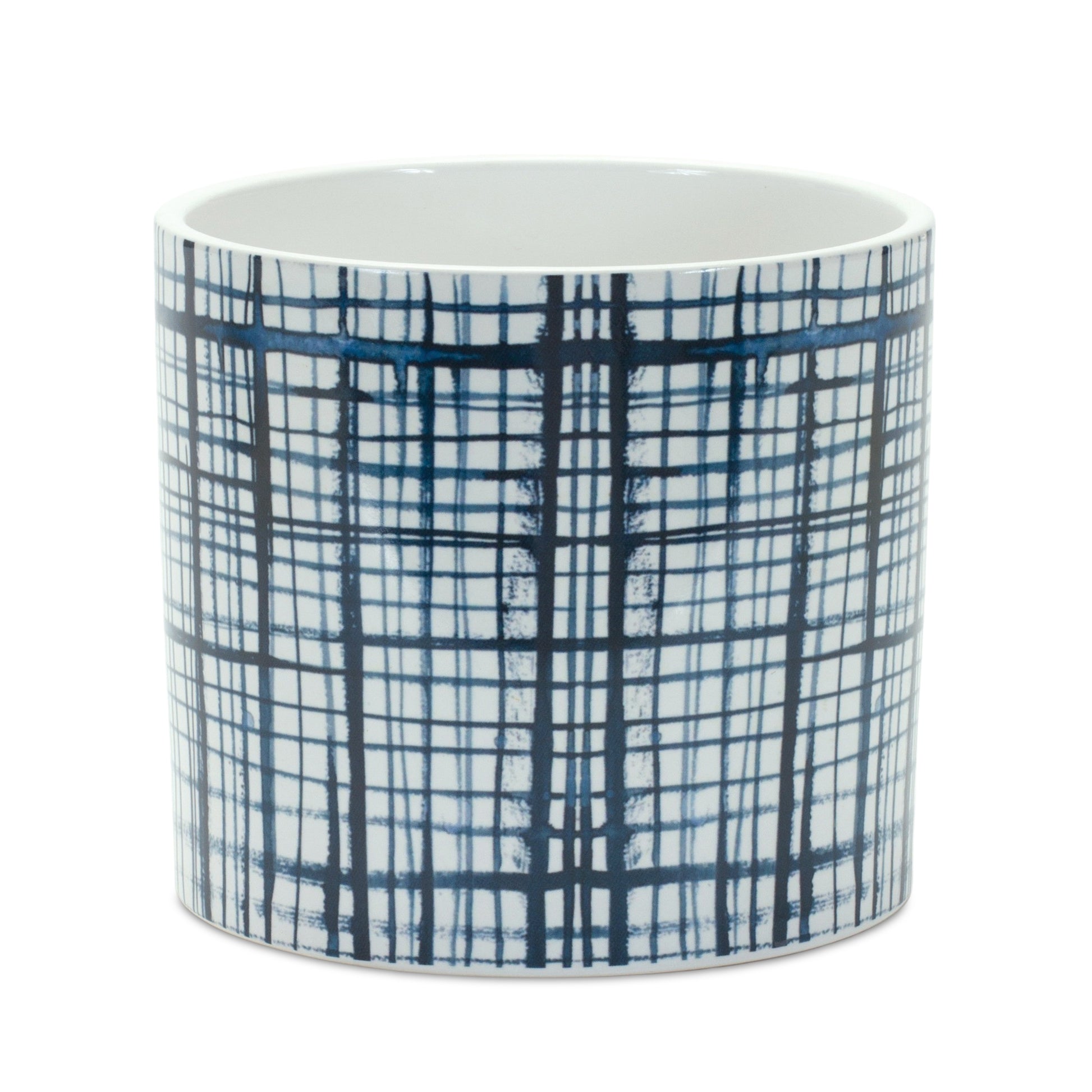 Criss Cross Pattern Planter (Set of 2)