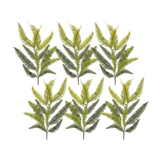 Varigated Fern Foliage Spray (Set of 6)
