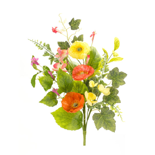 Poppy Floral Spray (Set of 6)