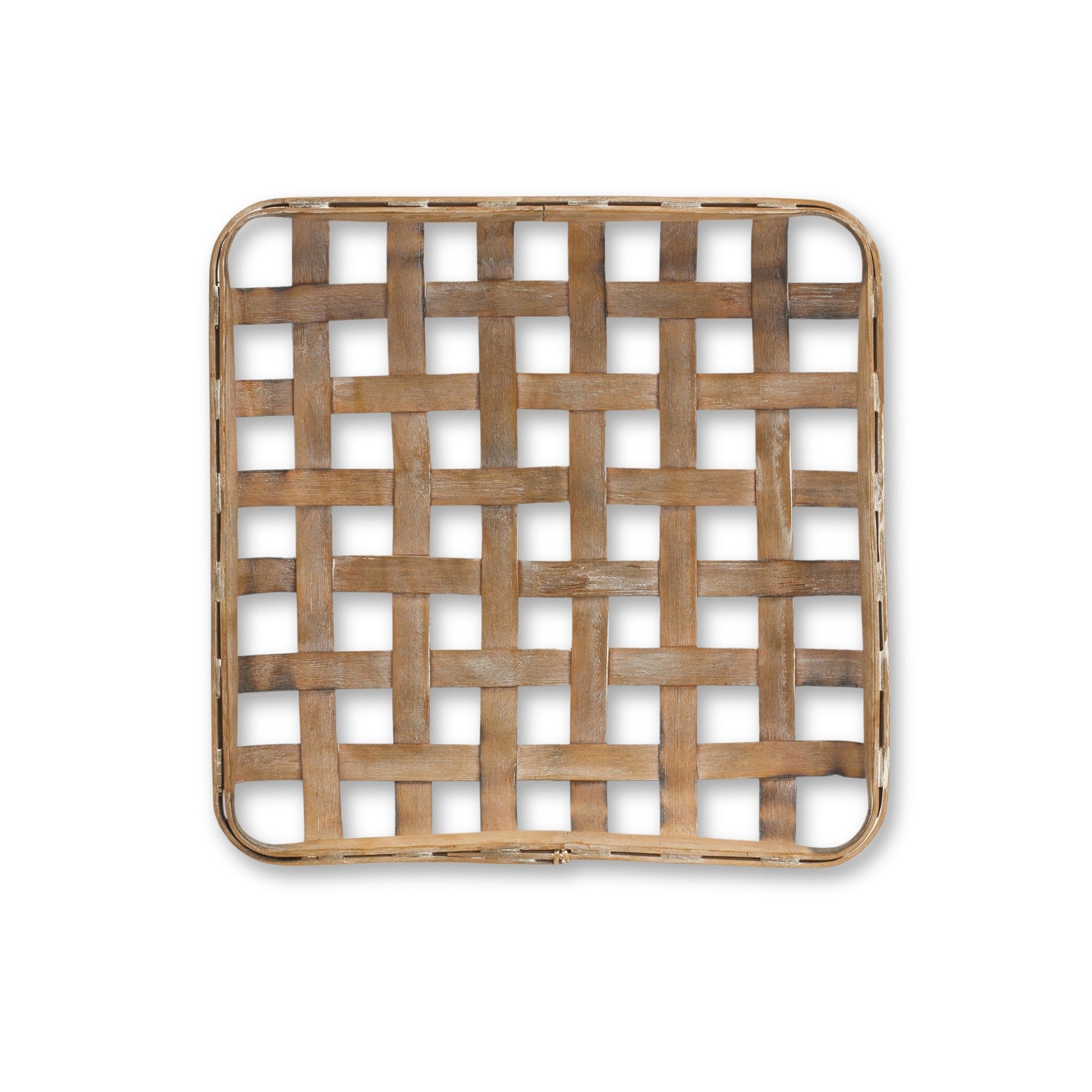 Square Bamboo Basket Tray (Set of 2)