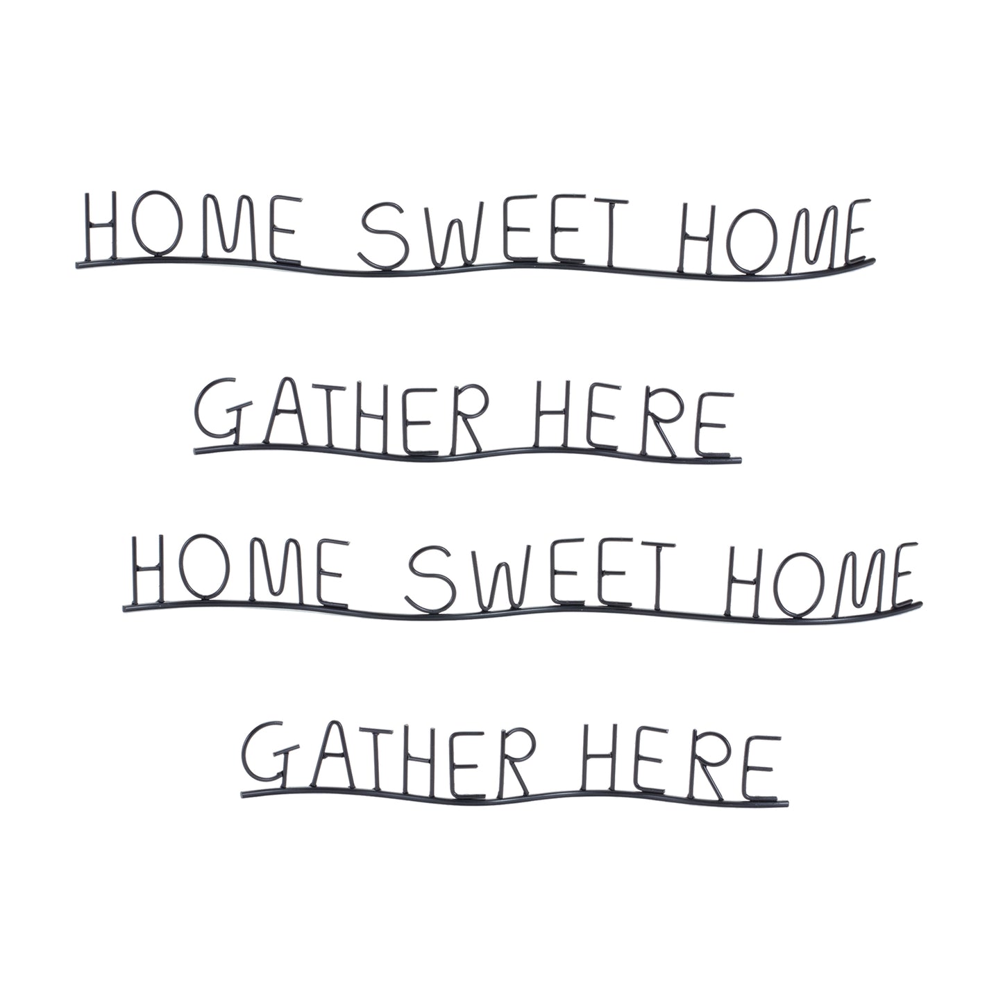 Gather and Home Sentiment Decor (Set of 4)