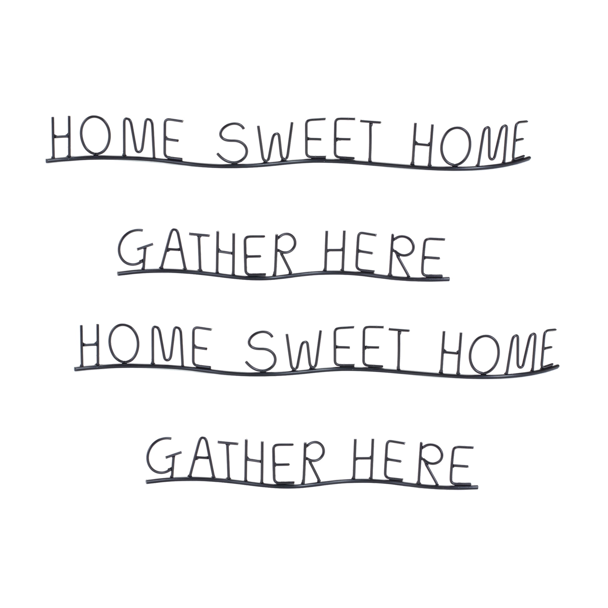 Gather and Home Sentiment Decor (Set of 4)