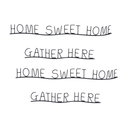 Gather and Home Sentiment Decor (Set of 4)