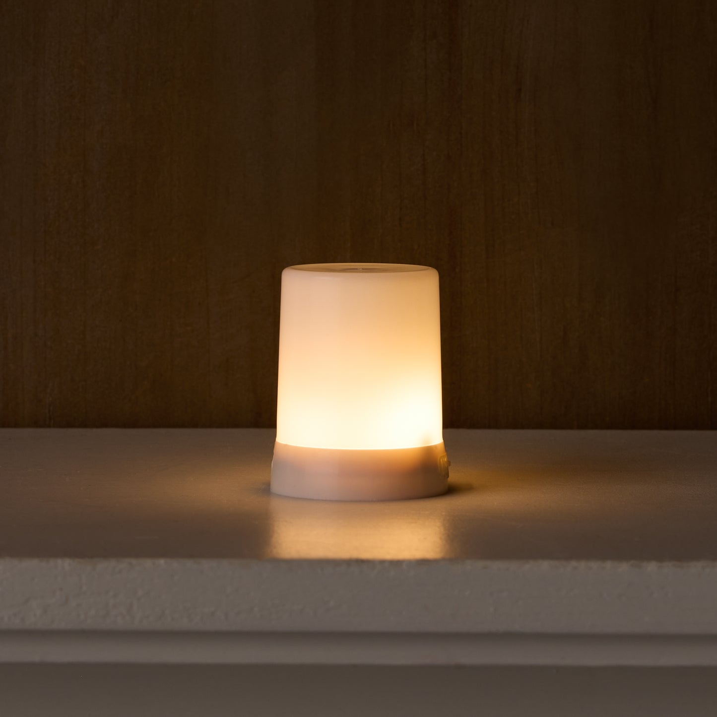 LED FIA Flame Designer Candle with White Hue 3"H