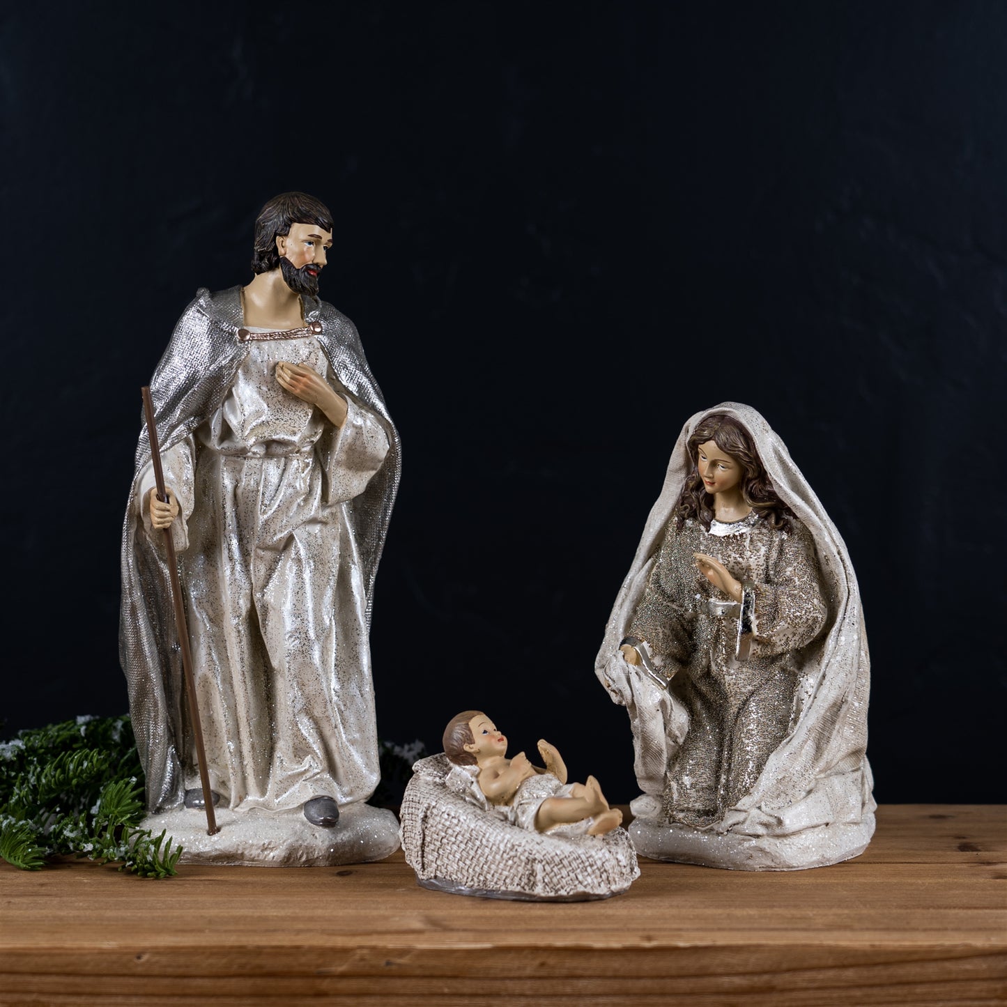 Holy Family Nativity Figurines (Set of 3)