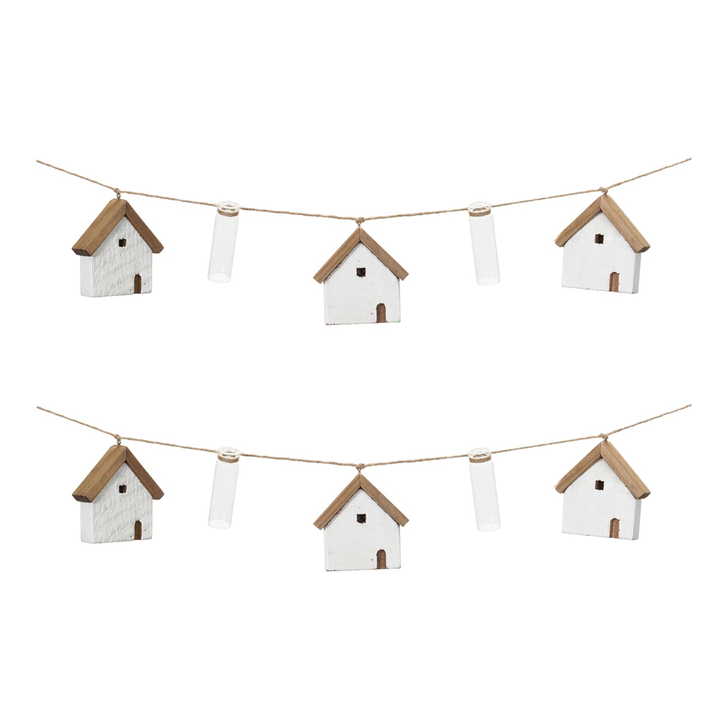 House and Tube Vase String Garland (Set of 2)