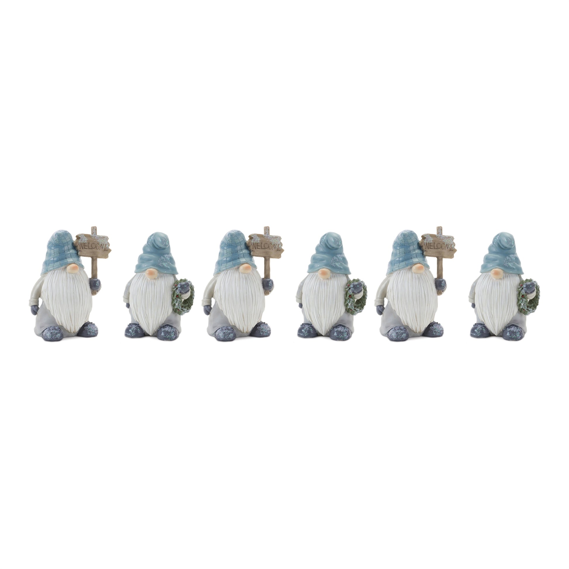 Winter Gnome Figurine (Set of 6)