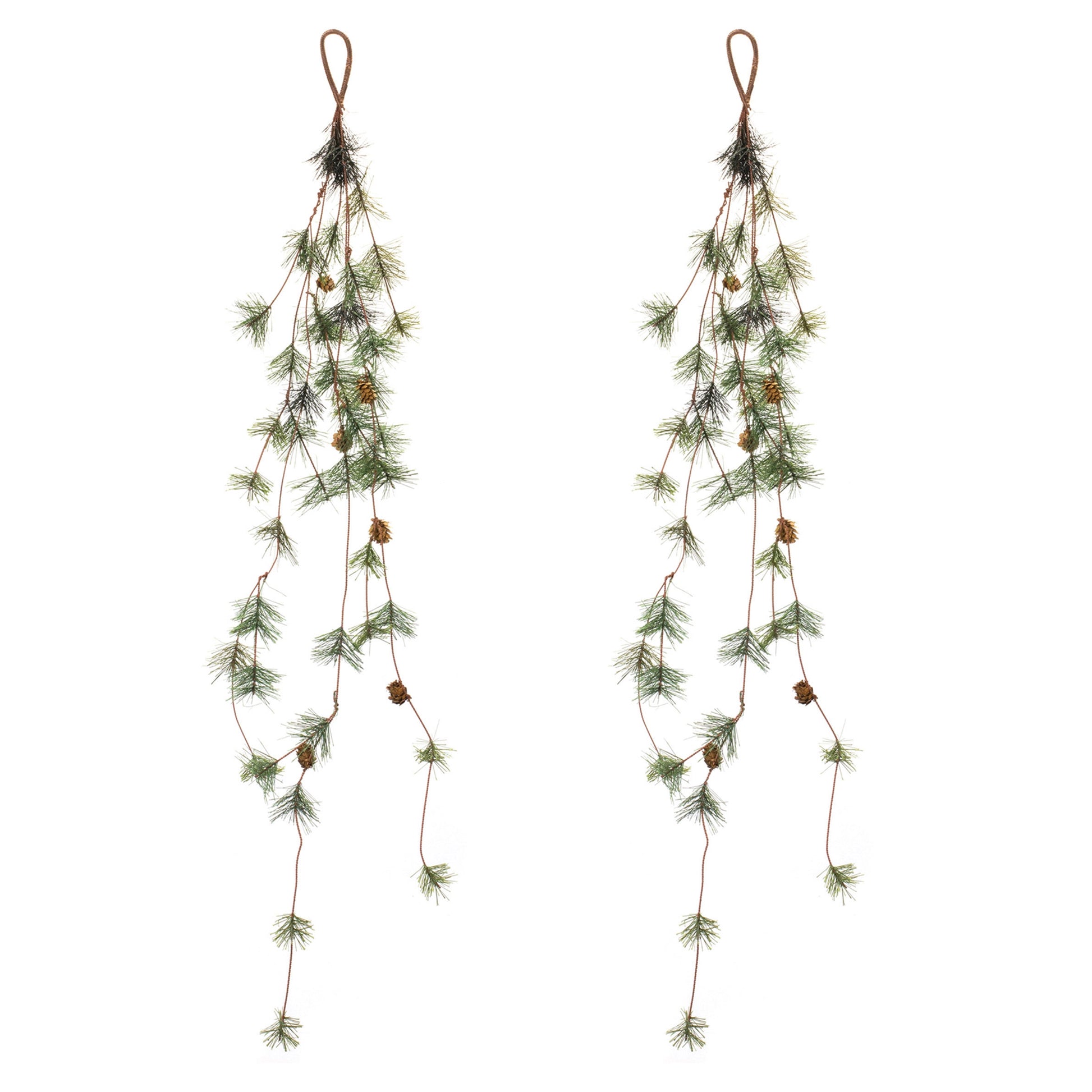 Pine Cone Twig Garland (Set of 2)