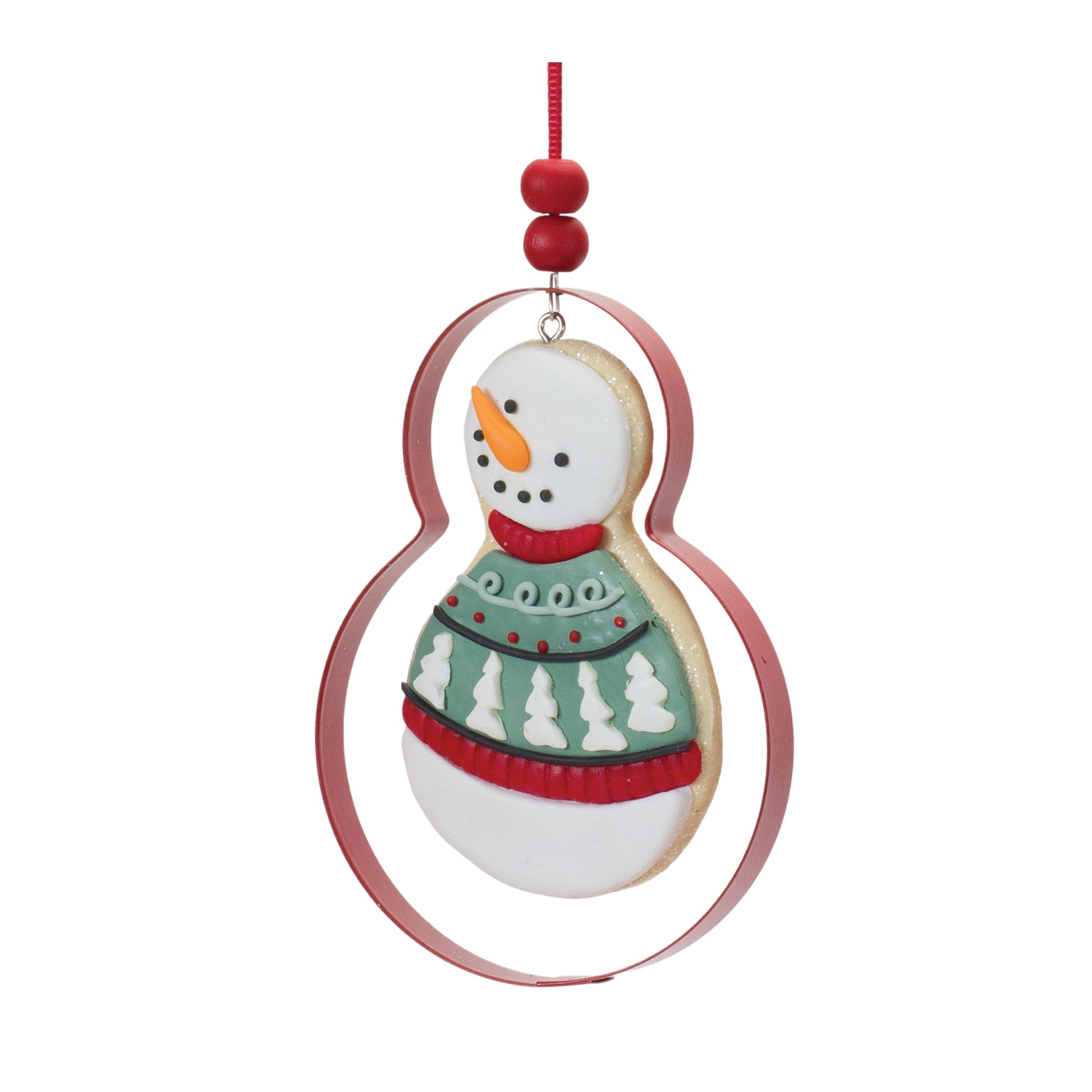 Metal Cookie Cutter Ornament (Set of 12)