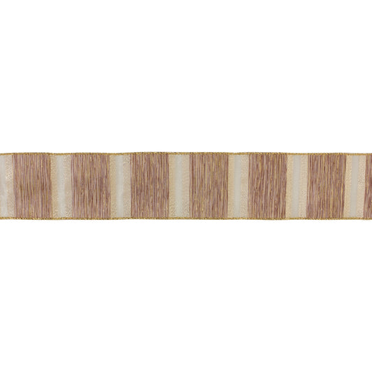 Beige Striped Ribbon (Set of 3)