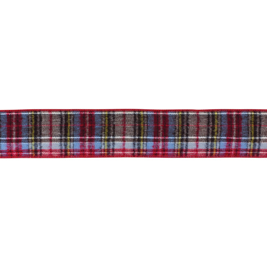Plaid Holiday Ribbon (Set of 2)