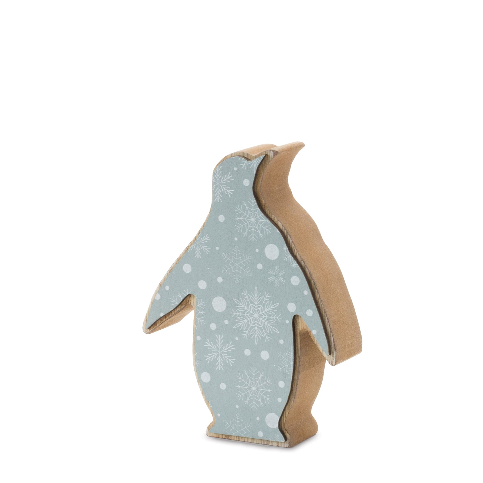 Wood Penguin Decor (Set of 2)