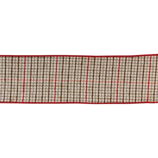 Plaid Ribbon 4" x 10 yds.