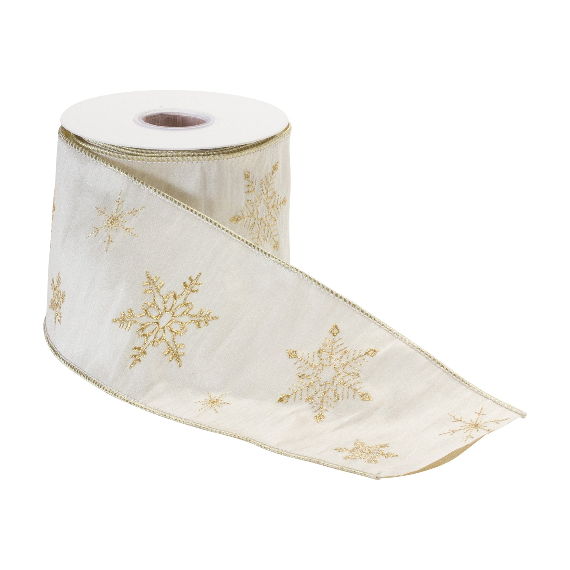 Elegant Snowflake Ribbon (Set of 2)