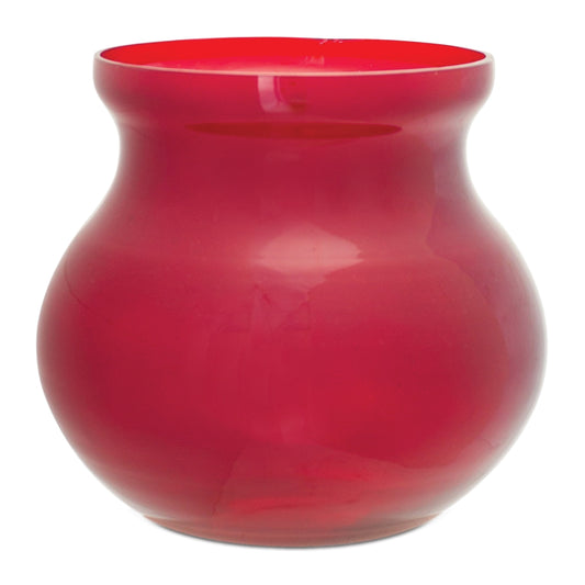 Red Glass Vase (Set of 2)