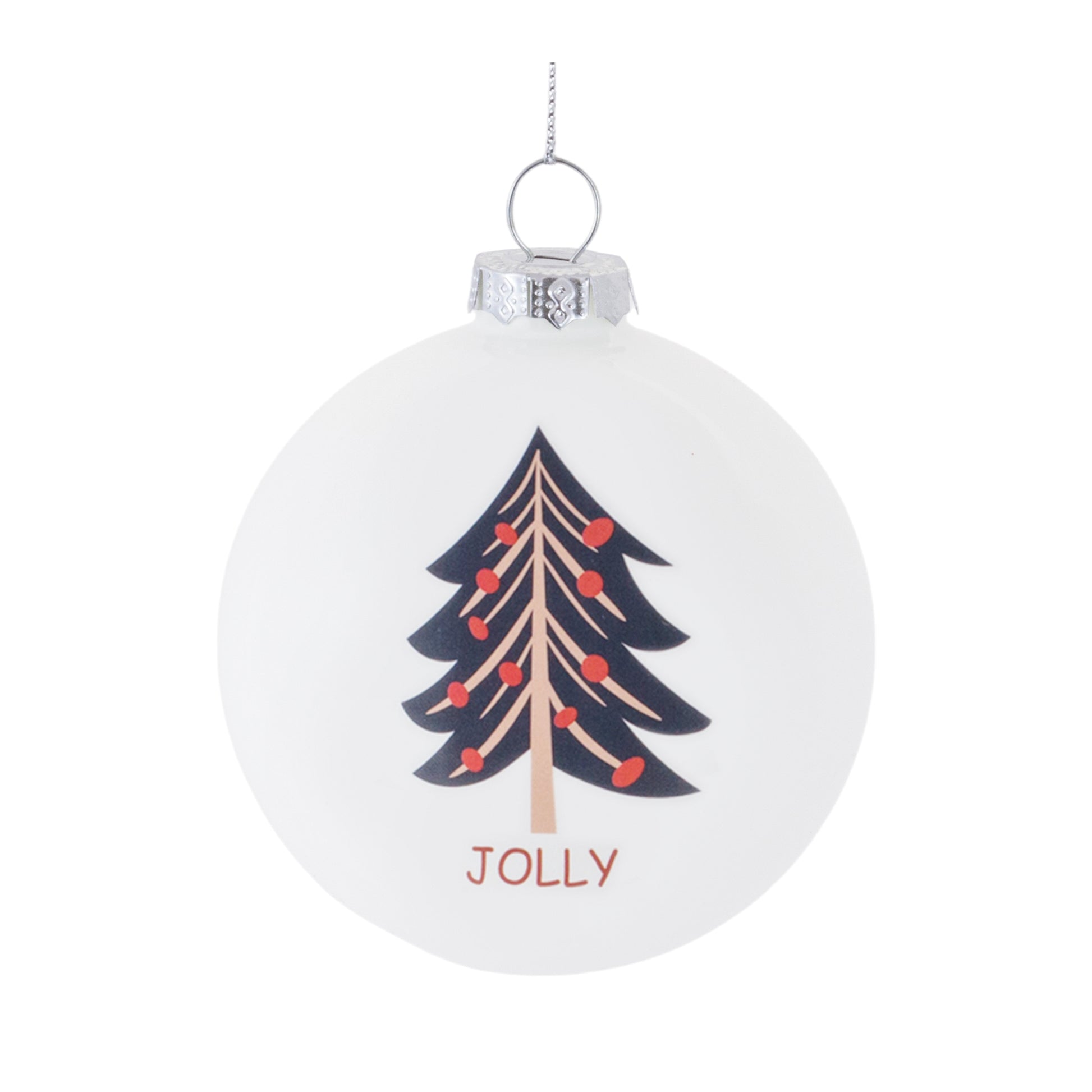 Tree Sentiment Ball Ornament (Set of 6)
