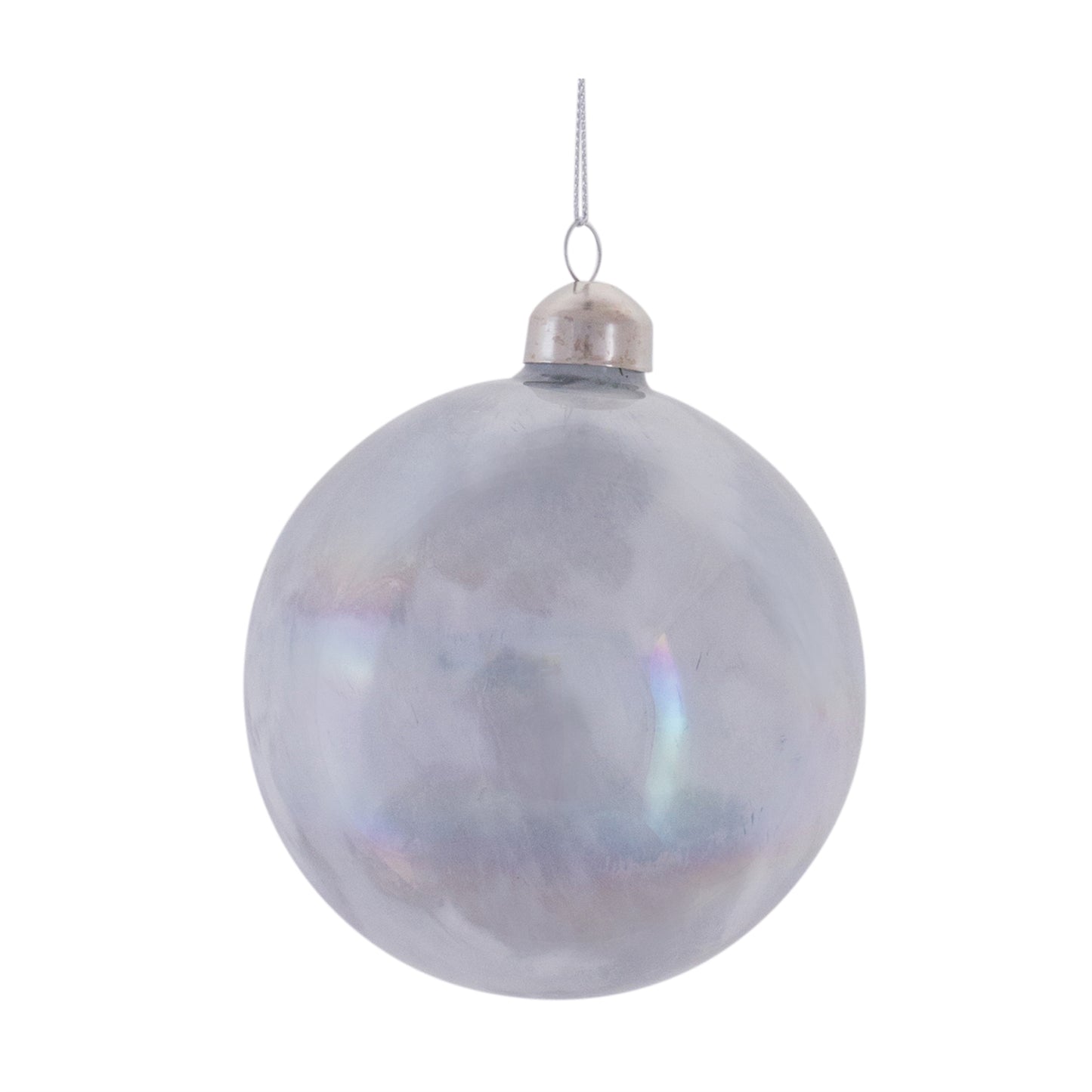 Irredescent Glass Ball Ornament (Set of 6)