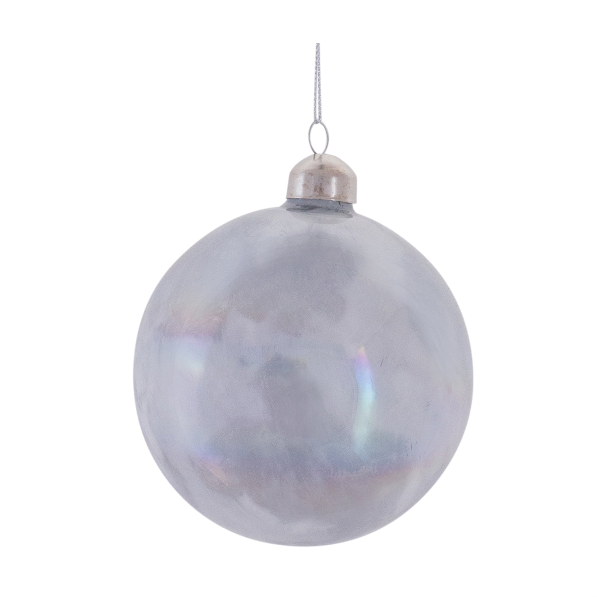 Irredescent Glass Ball Ornament (Set of 6)
