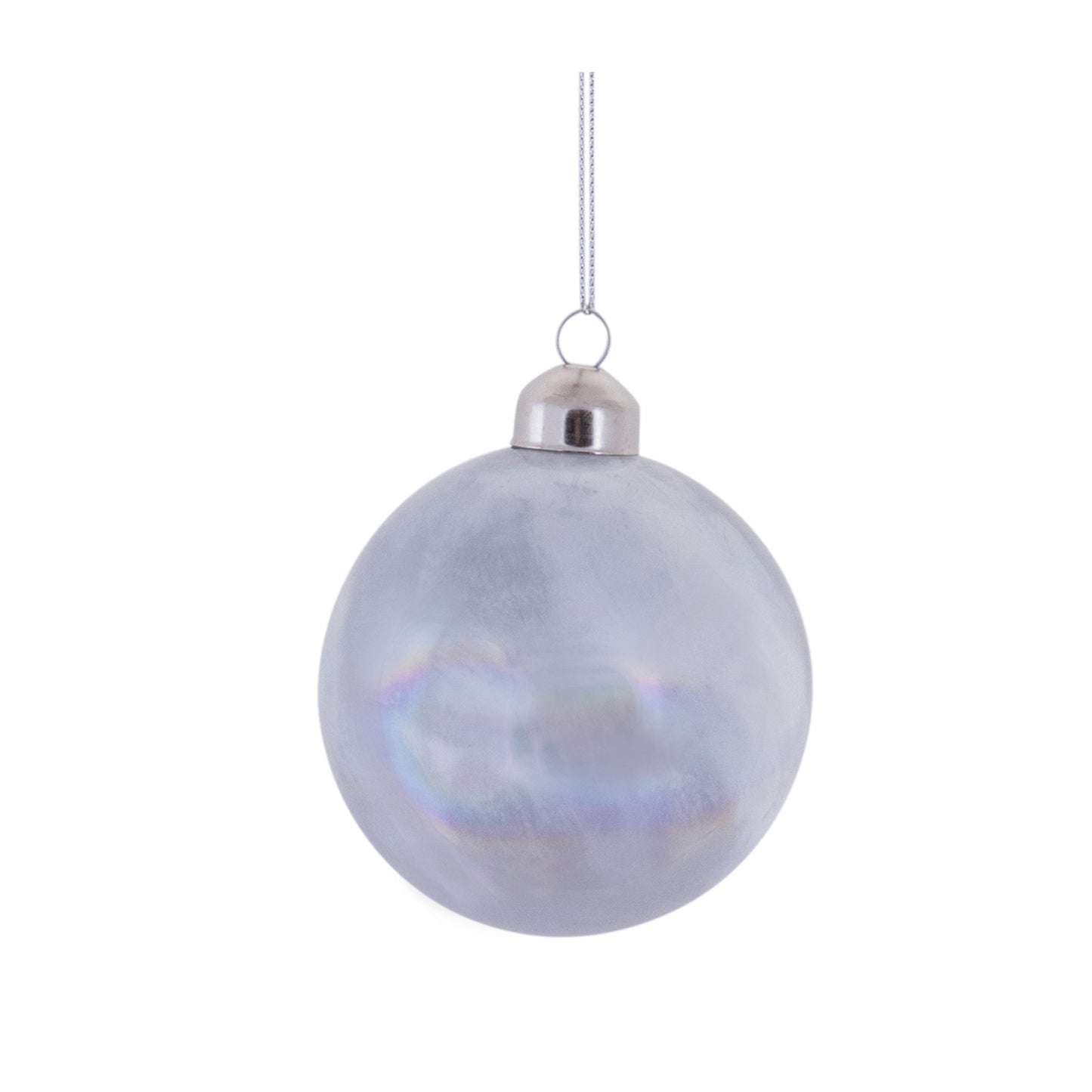 Irredescent Glass Ball Ornament (Set of 6)