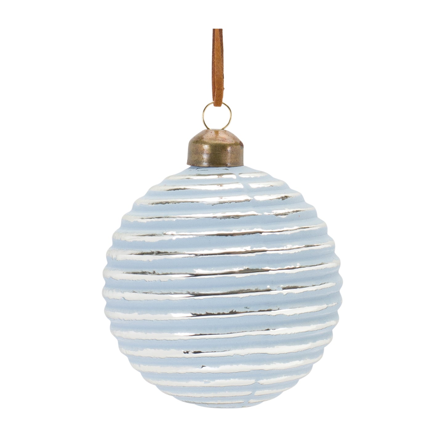 Ribbed Glass Ornament (Set of 12)