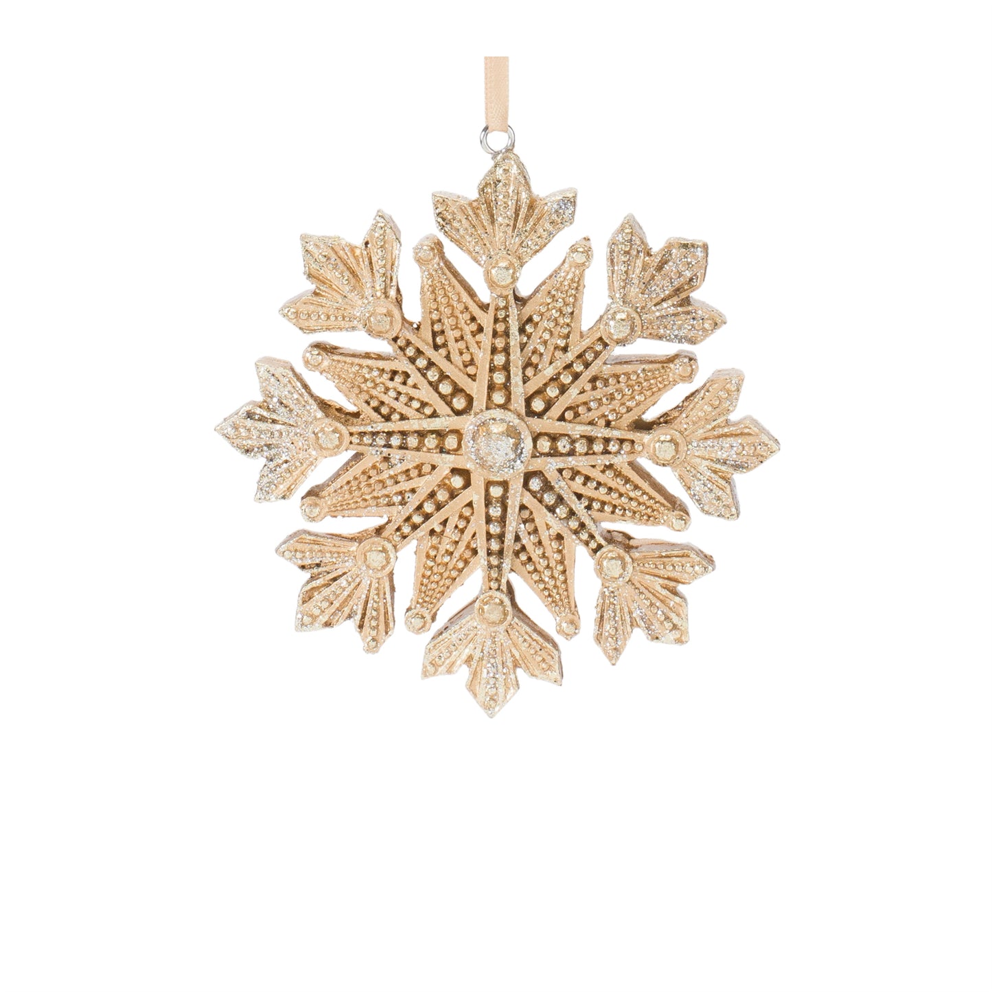 Glittered Pine Tree and Snowflake Ornament (Set of 12)