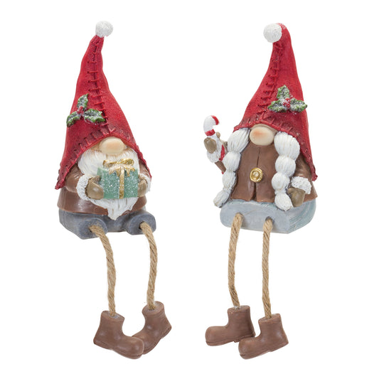 Winter Gnome Shelf Sitter (Set of 6)