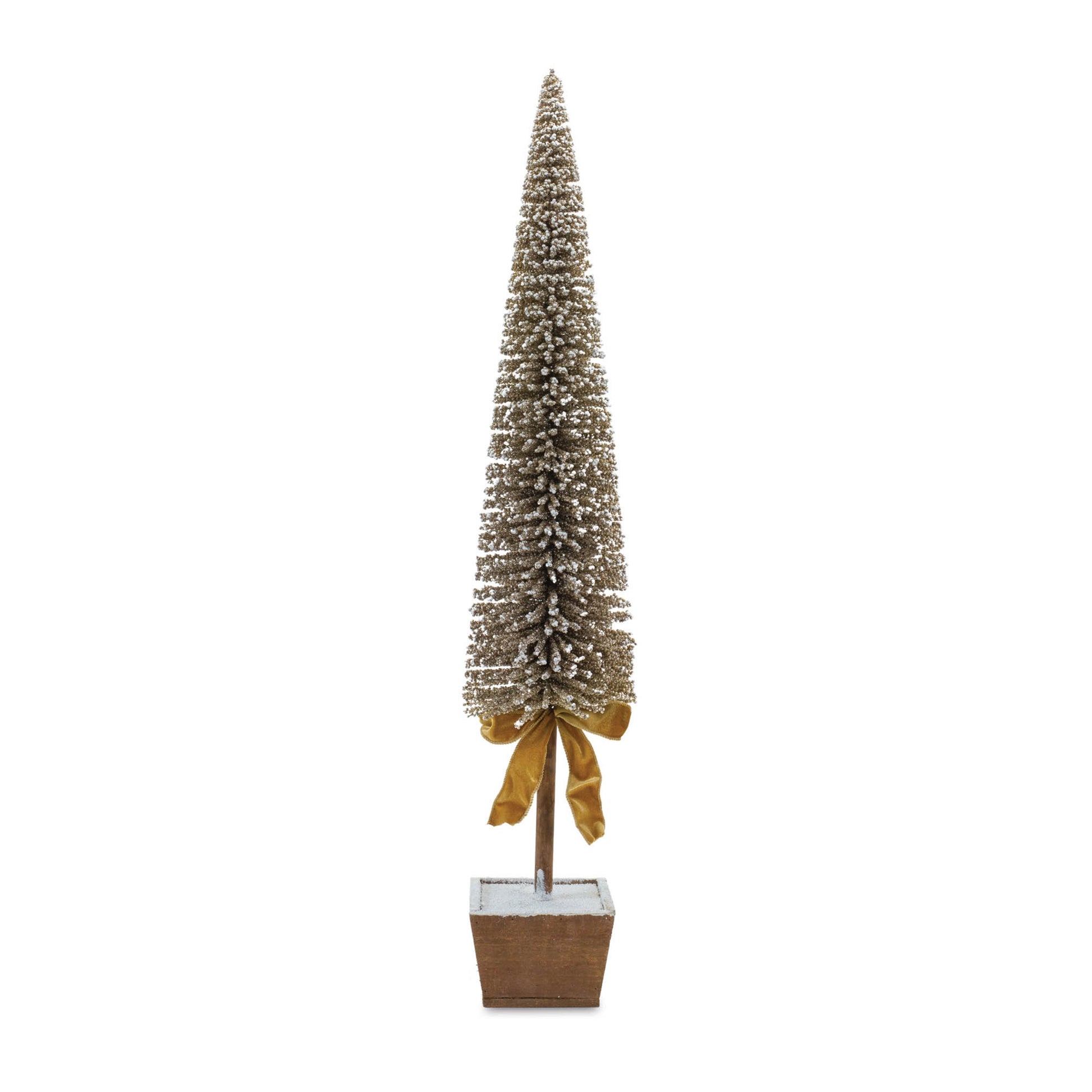 Potted Bottle Brush Pine Tree (Set of 3)