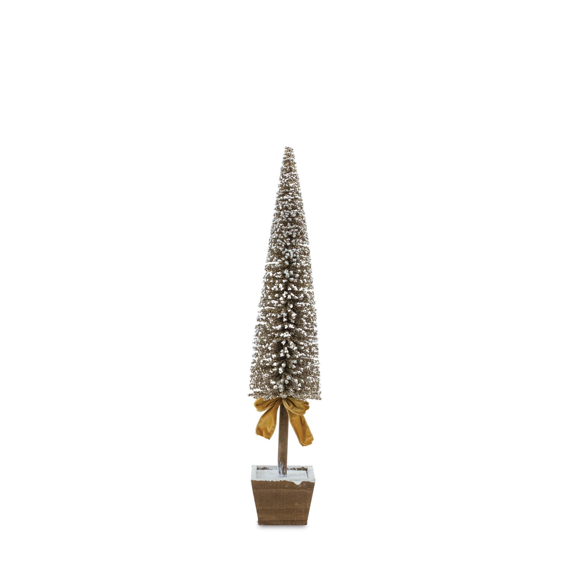 Potted Bottle Brush Pine Tree (Set of 3)