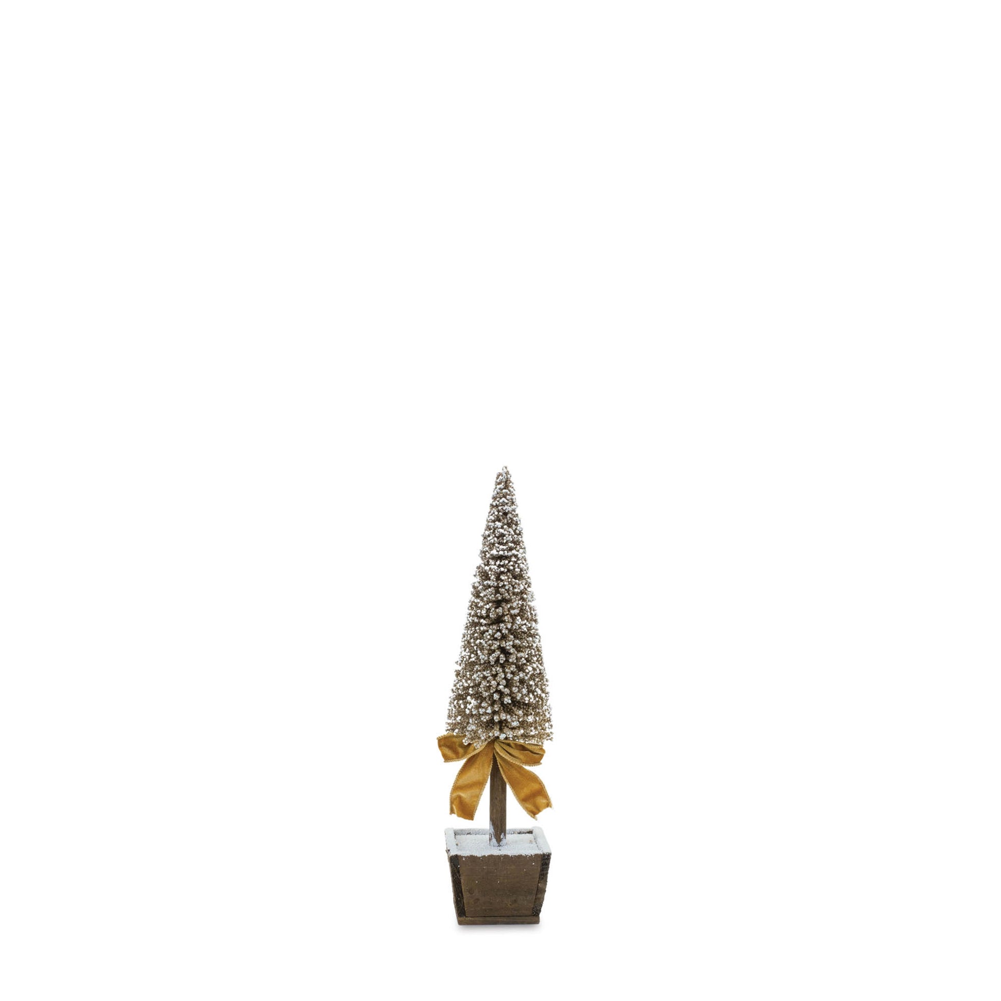 Potted Bottle Brush Pine Tree (Set of 3)