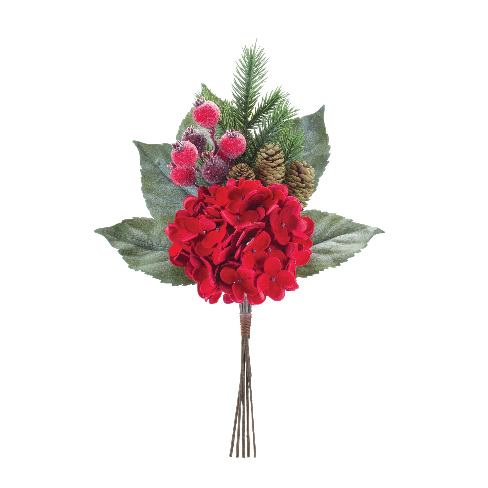 Hydrangea/Pine Pick (Set of 2)