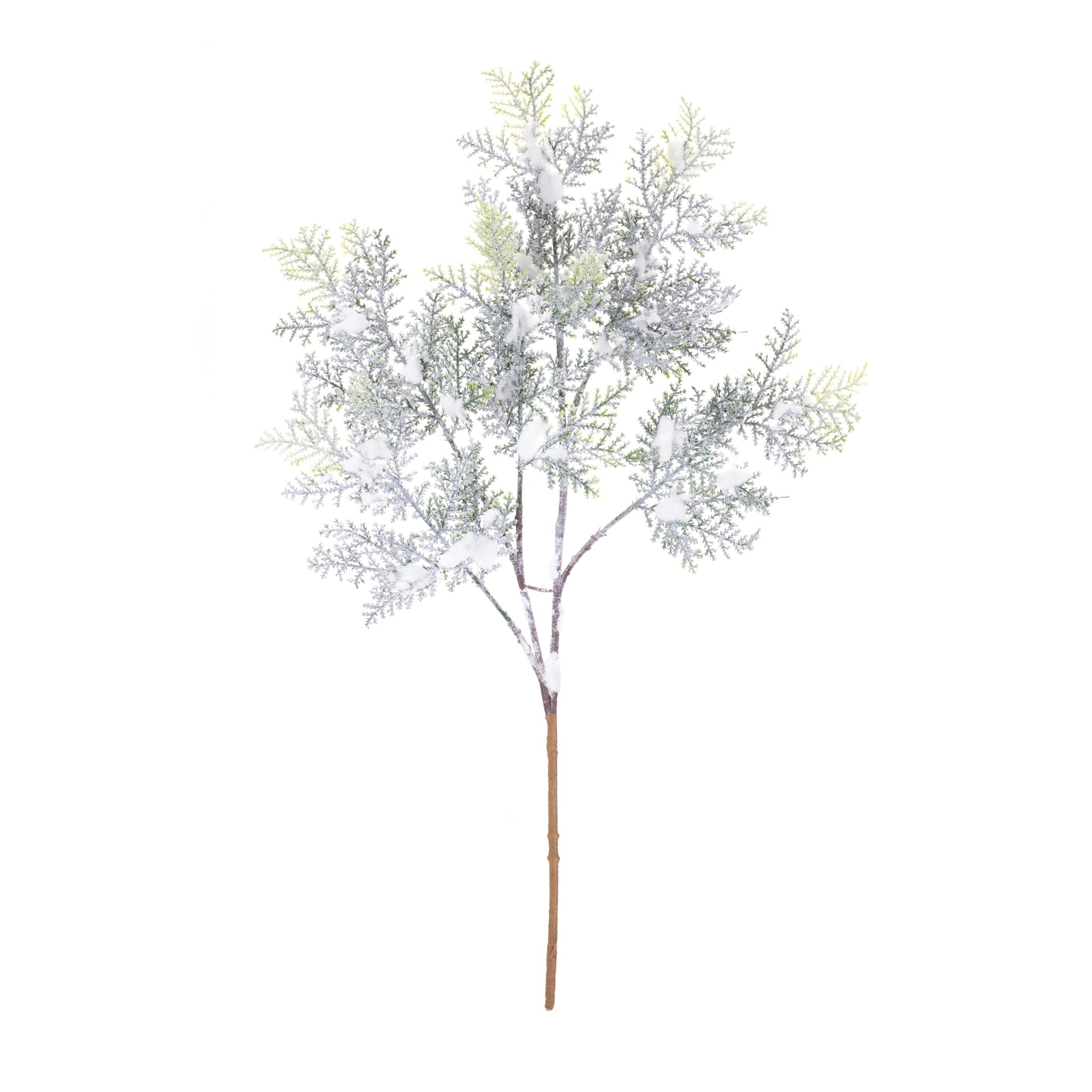 Flocked Cedar Branch (Set of 12)
