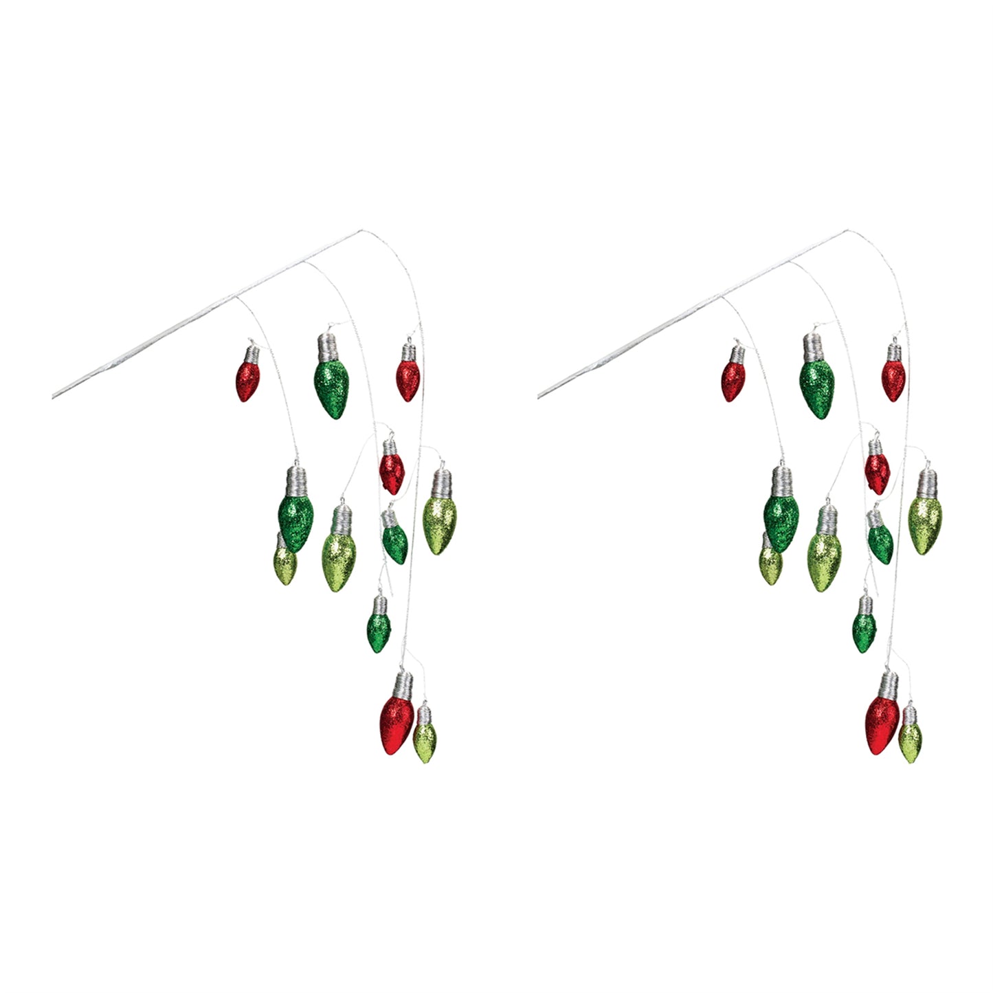 Hanging Holiday Light Spray (Set of 2)