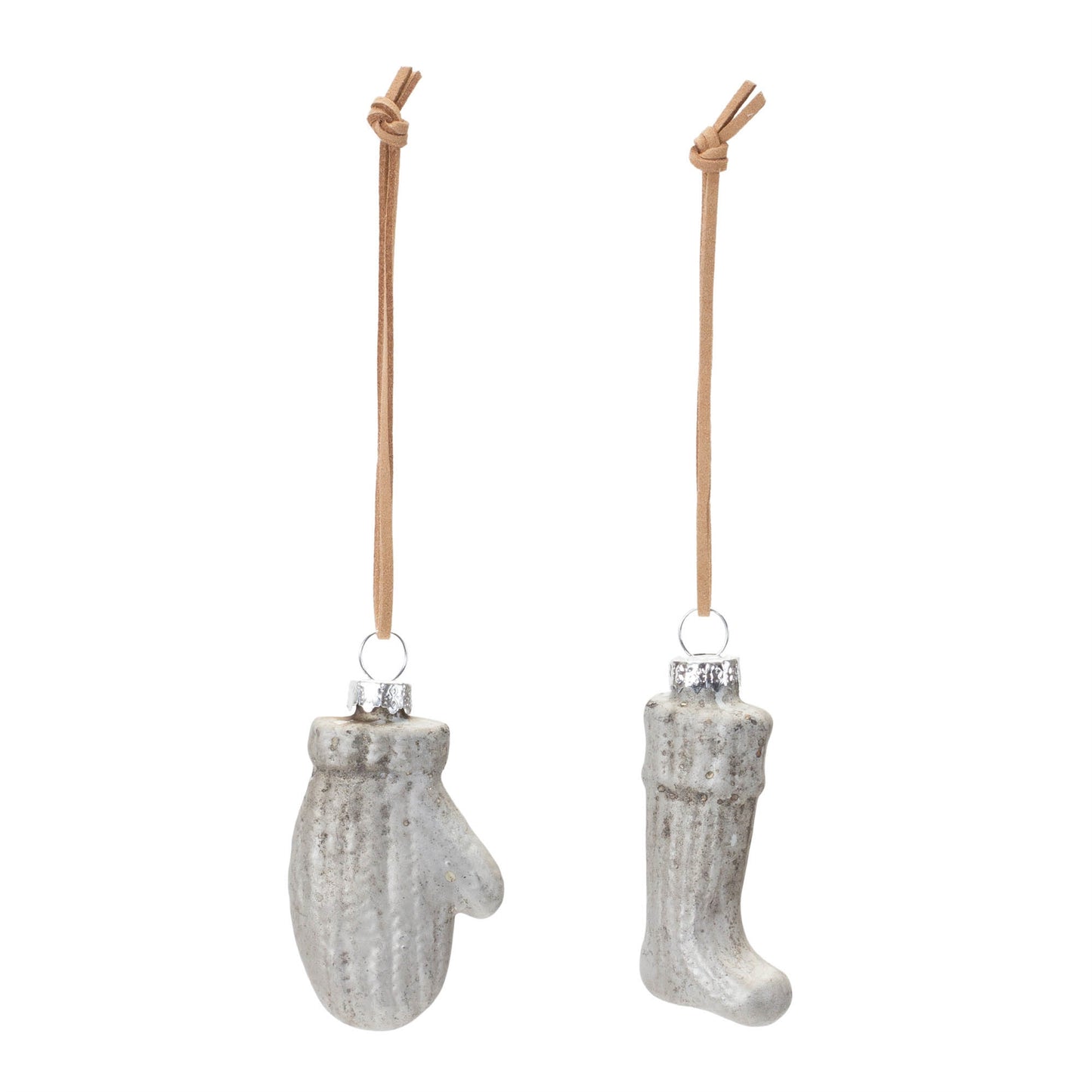 Glass Mitten and Stocking Ornament (Set of 12)