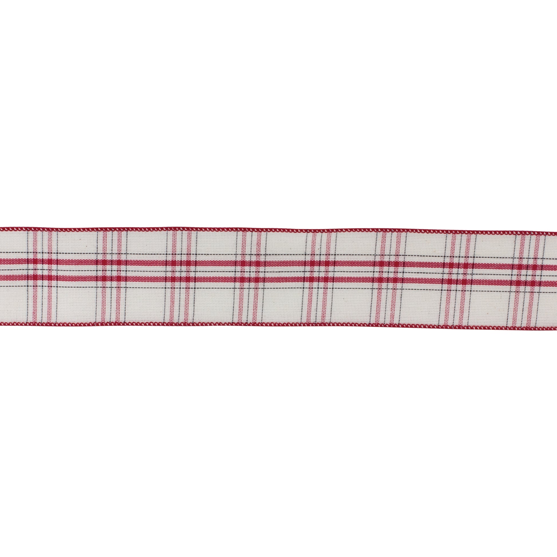 Plaid Cotton Ribbon (Set of 2)