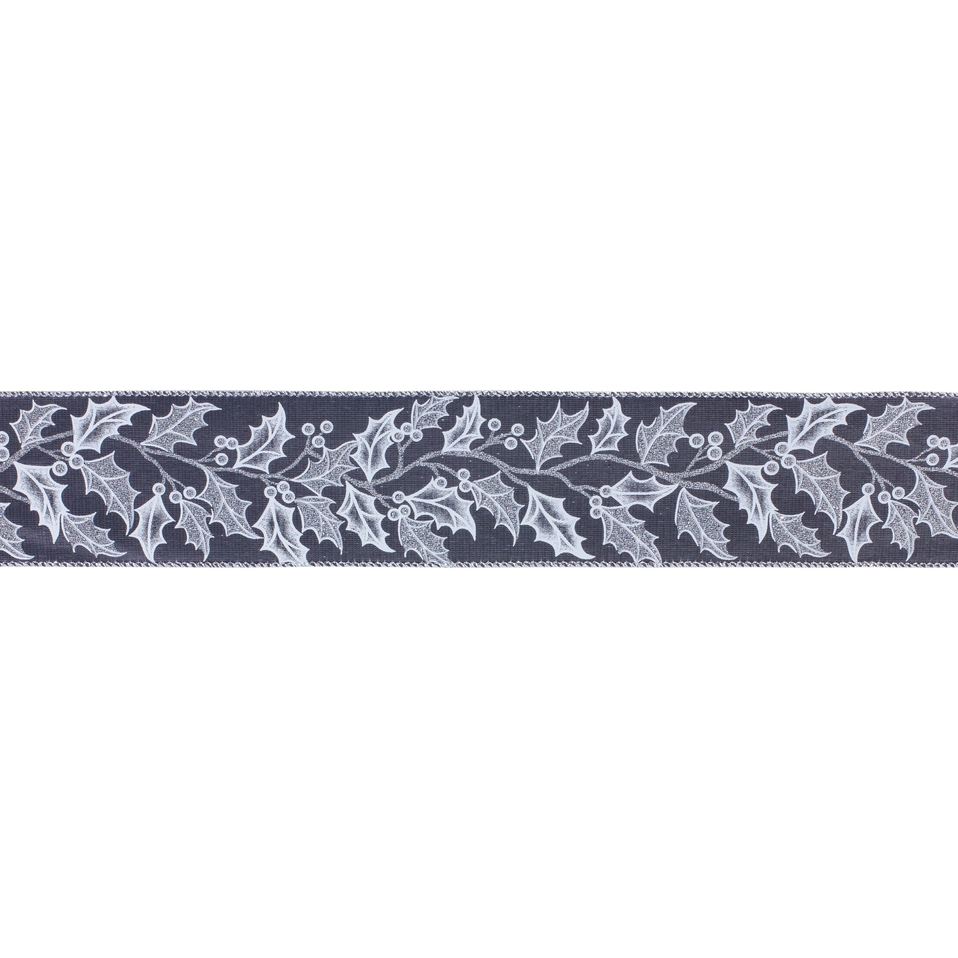 Holly Leaf Holiday Ribbon (Set of 2)