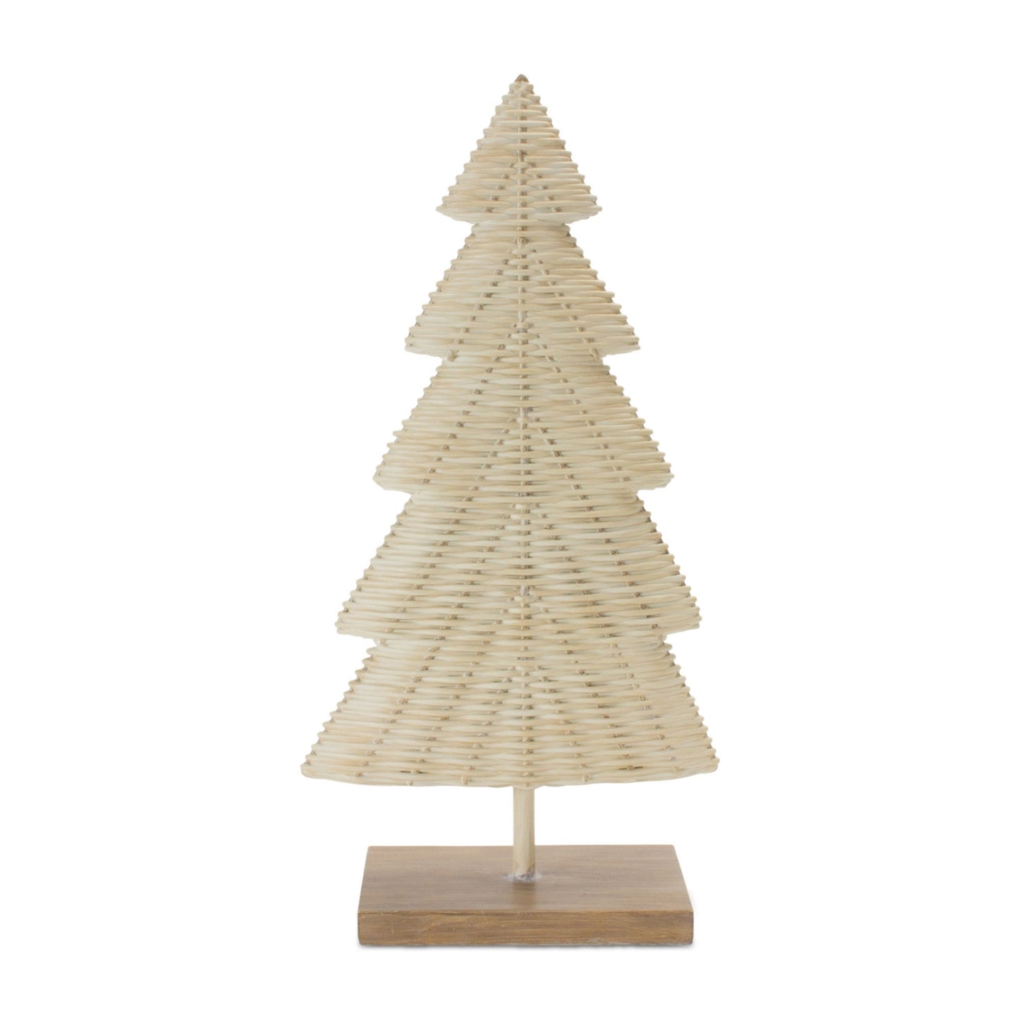 Woven Wicker Design Pine Tree (Set of 2)