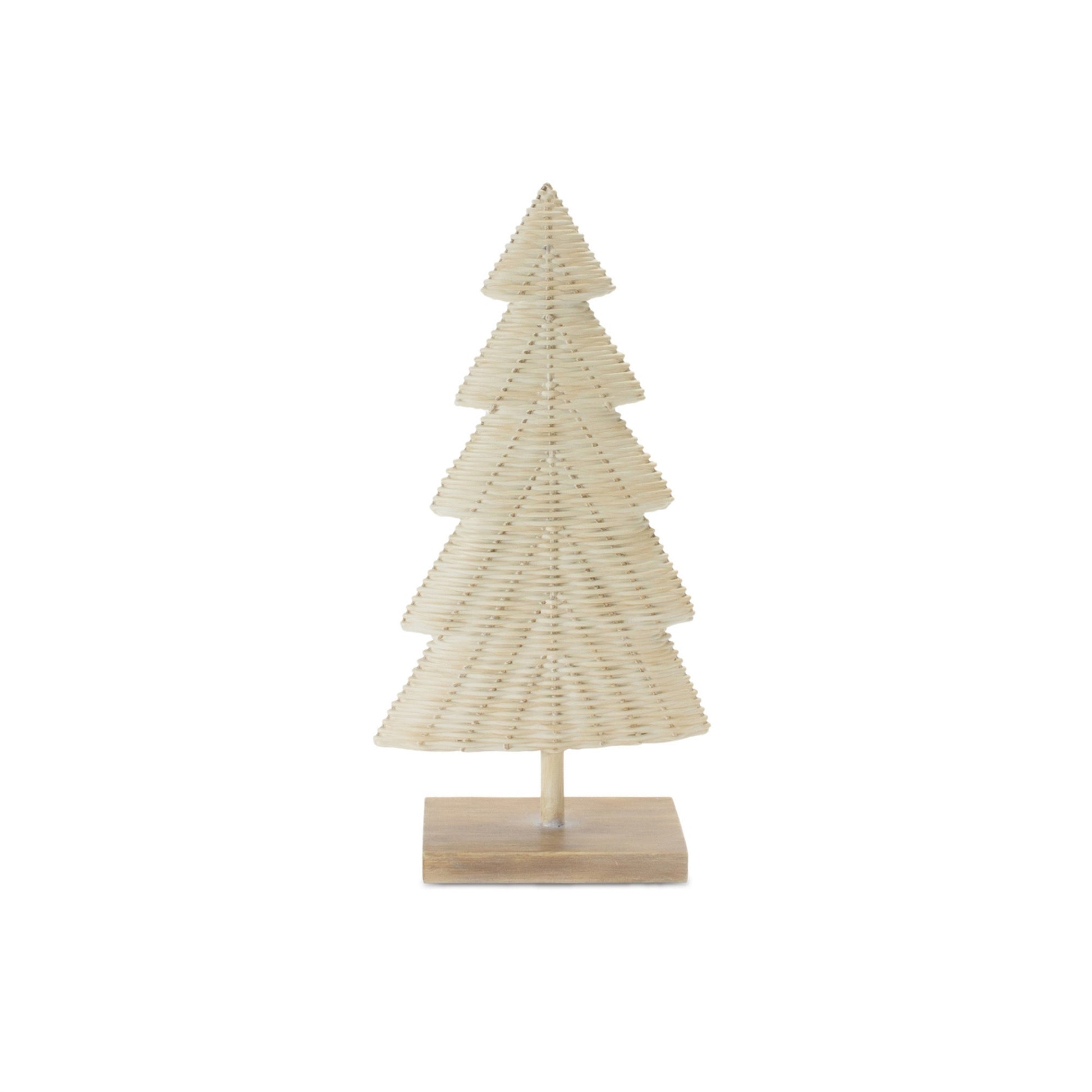 Woven Wicker Design Pine Tree (Set of 2)