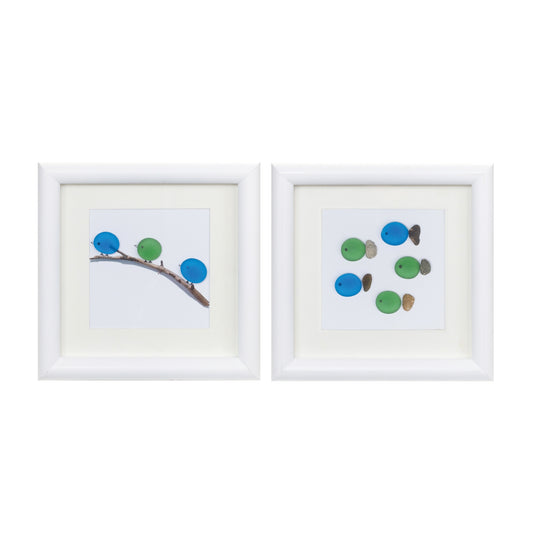 Bird and Fish Wall Art (Set of 2)