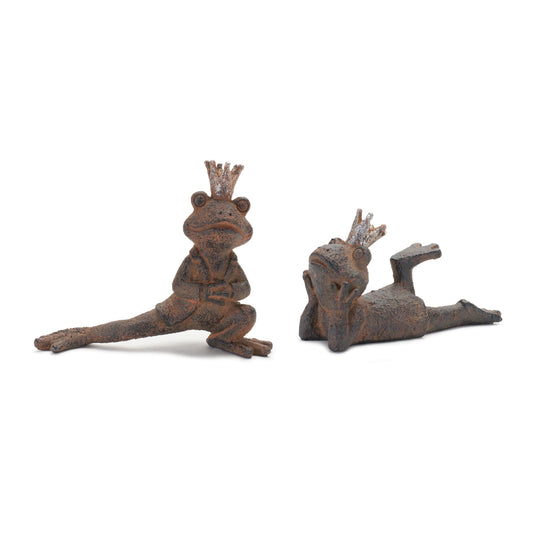 Royal Lounging Frog Figurine (Set of 6)