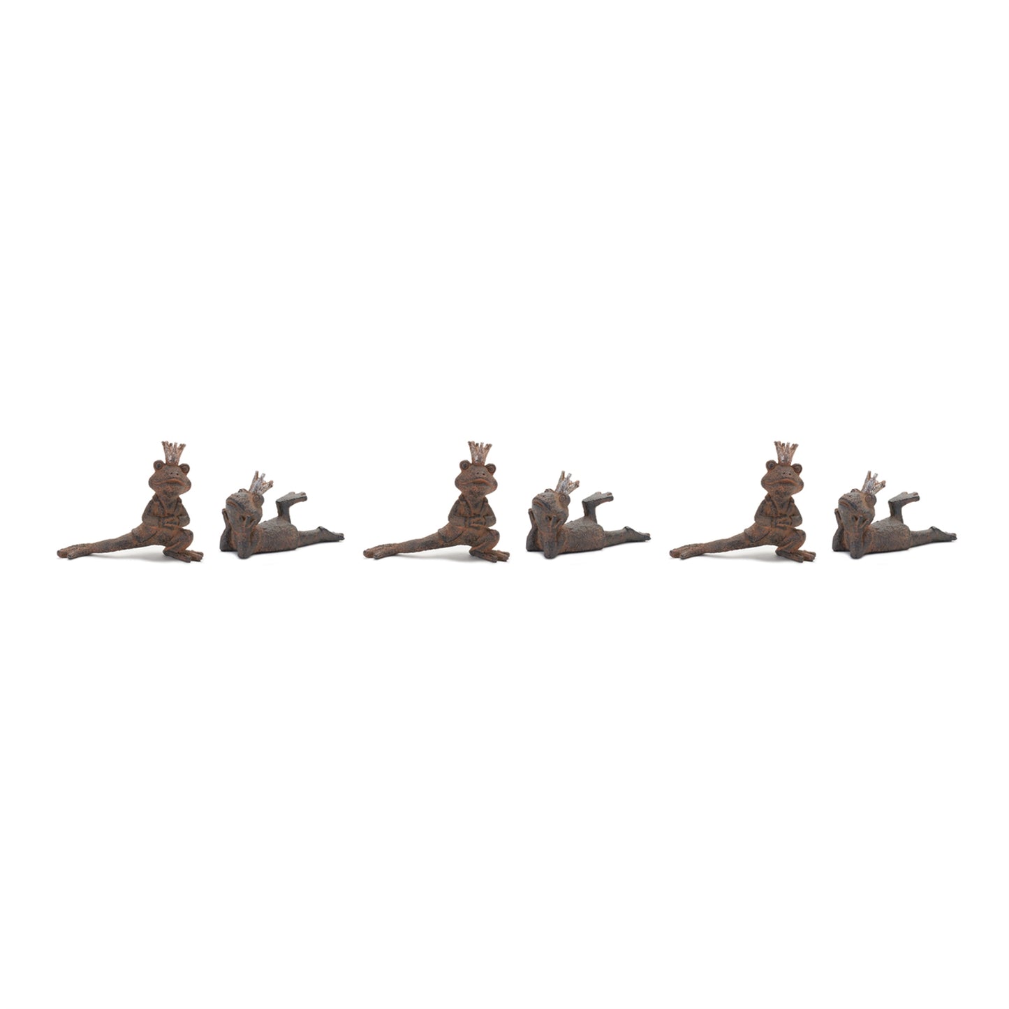 Royal Lounging Frog Figurine (Set of 6)