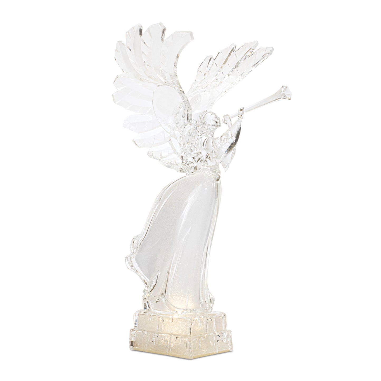 LED Angel 16.5"H Acrylic 3 AAA Batteries Not Included