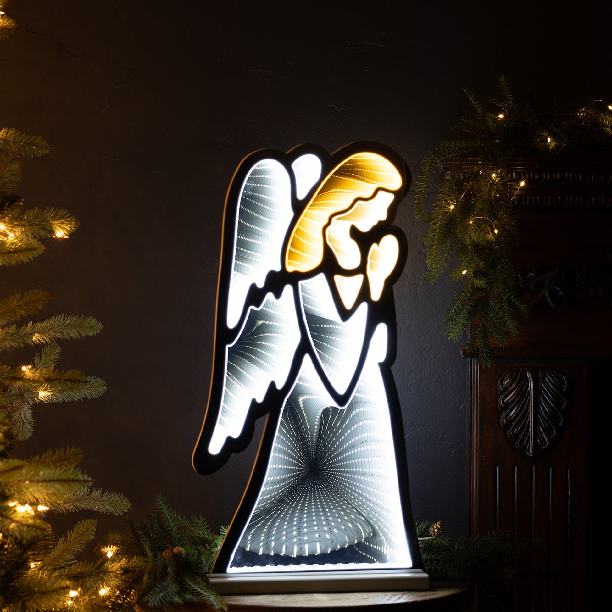 Holiday Angel Ekko Light Display 24.5"