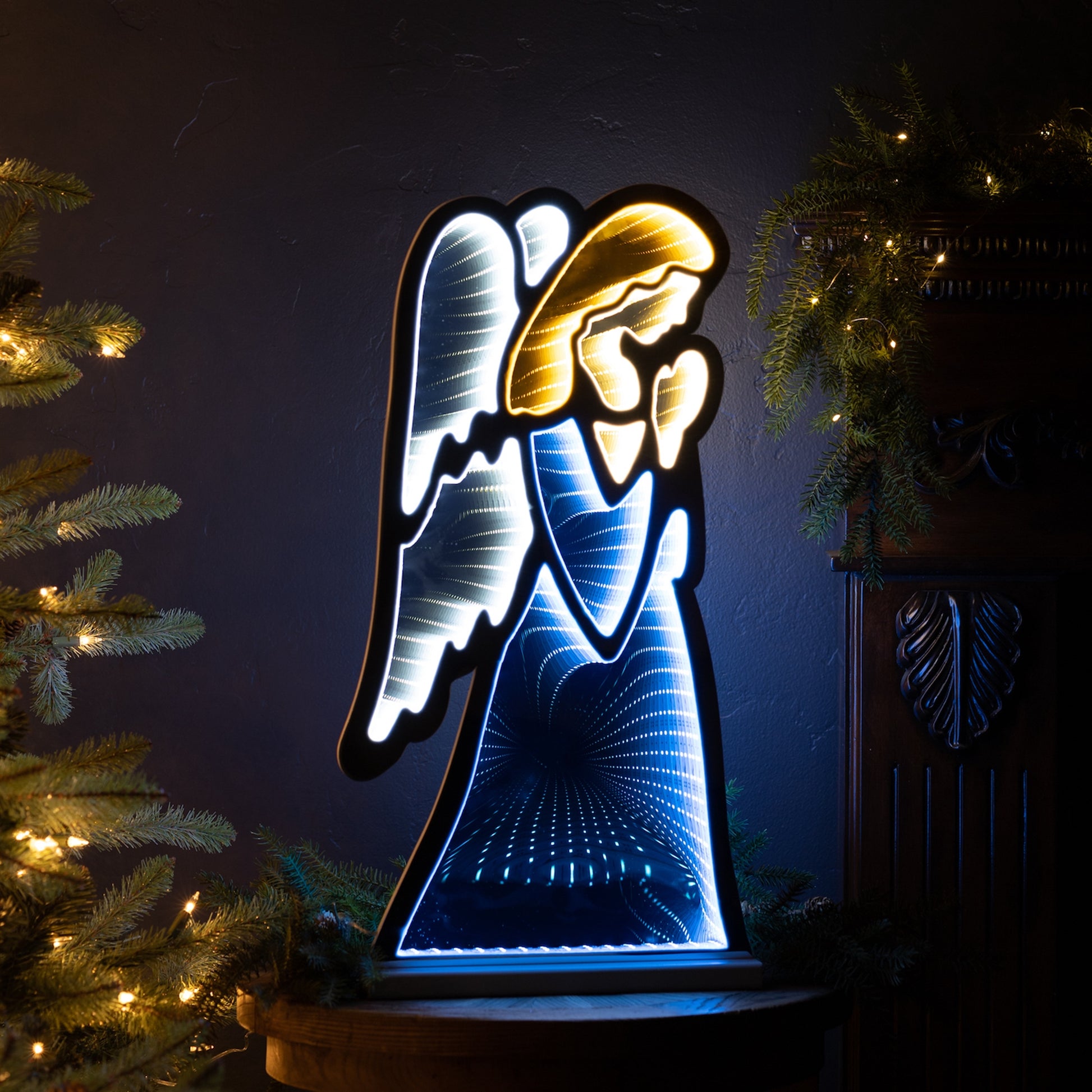 Holiday Angel Ekko Light Display 24.5"