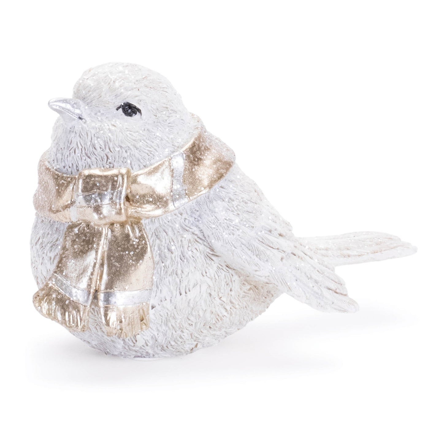 Glittered Winter Bird with Scarf (Set of 6)