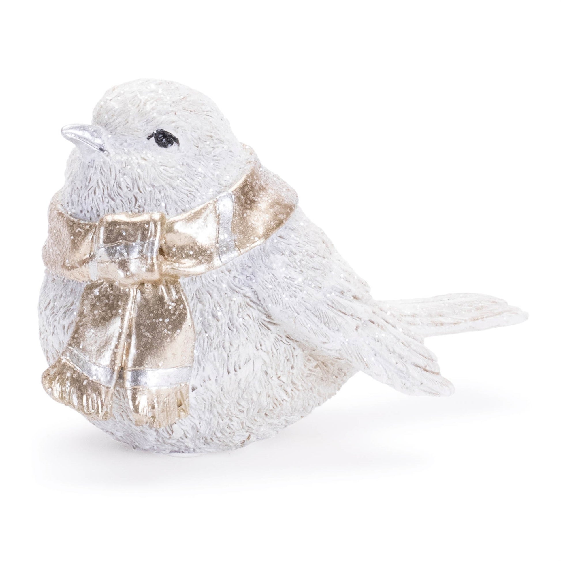 Glittered Winter Bird with Scarf (Set of 6)