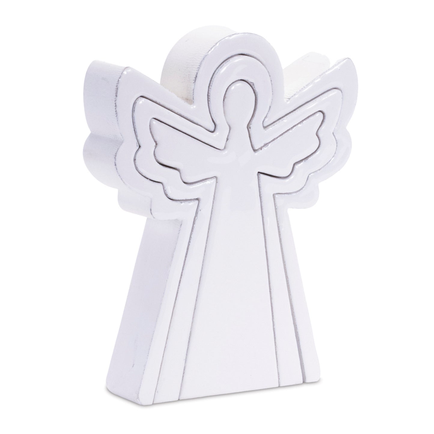 Triple Angel Puzzle (Set of 2) 8"H MDF