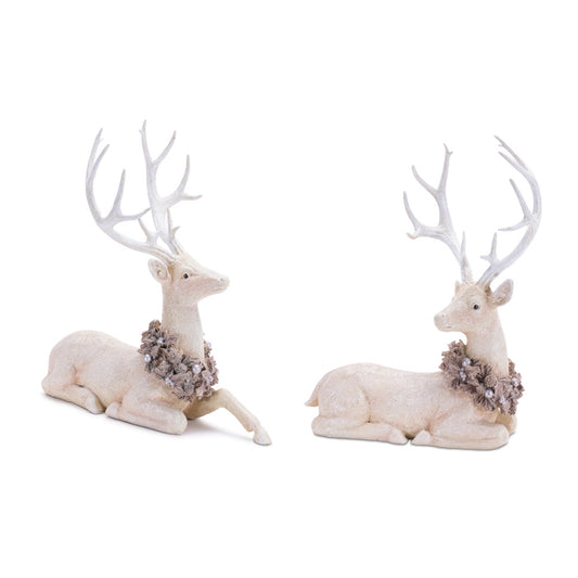 Deer (Set of 2) 10.5"H Resin